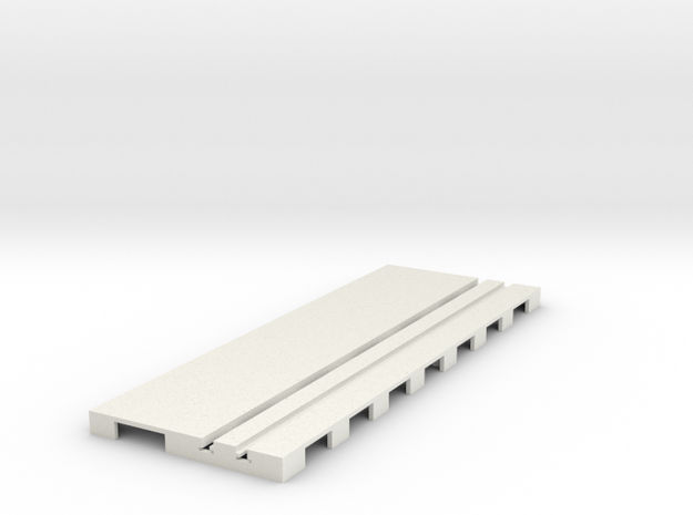P-65stp-straight-road-110-100-pl-1a in White Natural Versatile Plastic