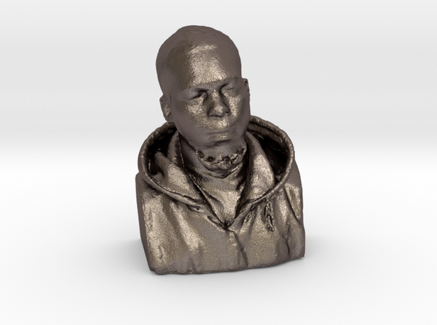 Knowble Nephew in Polished Bronzed Silver Steel