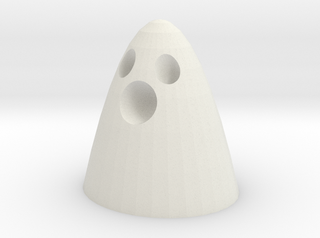 a little ghosty downloadable in White Natural Versatile Plastic