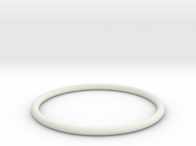 Bracelet XX Large in White Natural Versatile Plastic