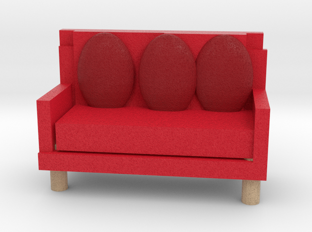 Couch in Full Color Sandstone