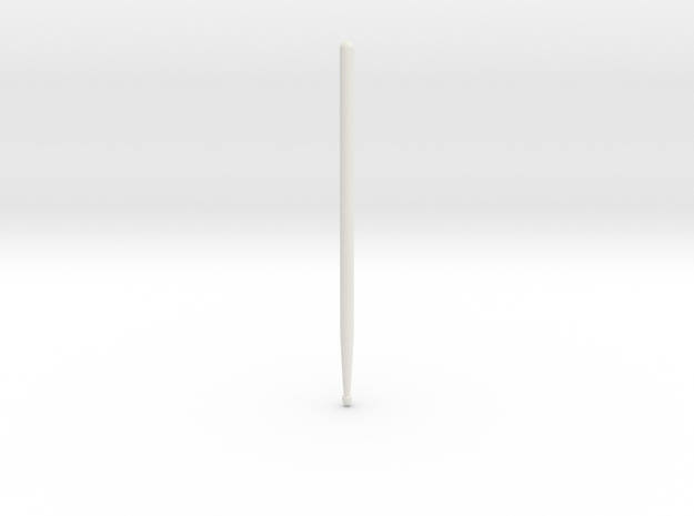 Drum Stick Model ROCK in White Natural Versatile Plastic