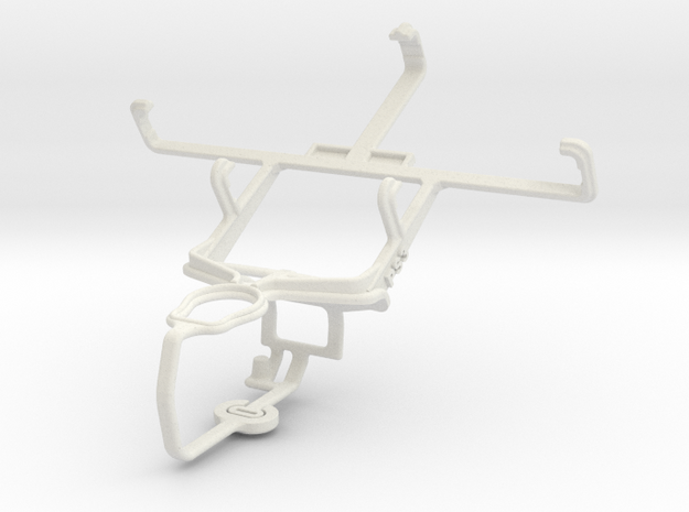 Controller mount for PS3 & Dell Flash in White Natural Versatile Plastic