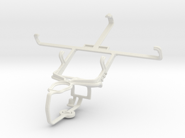 Controller mount for PS3 & HTC One mini in White Natural Versatile Plastic
