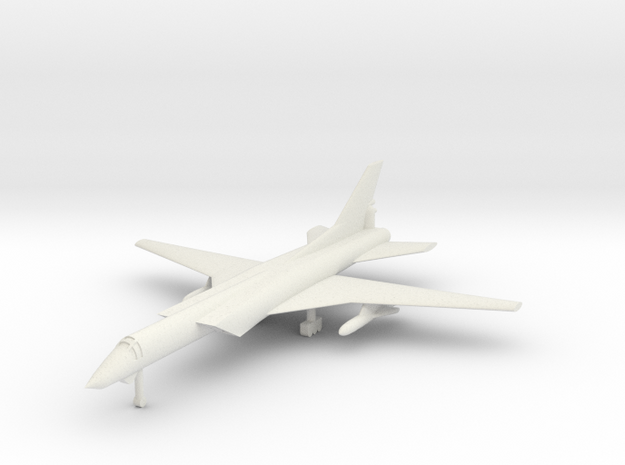 1/350 Tupolev TU-22M Backfire (x1) in White Natural Versatile Plastic