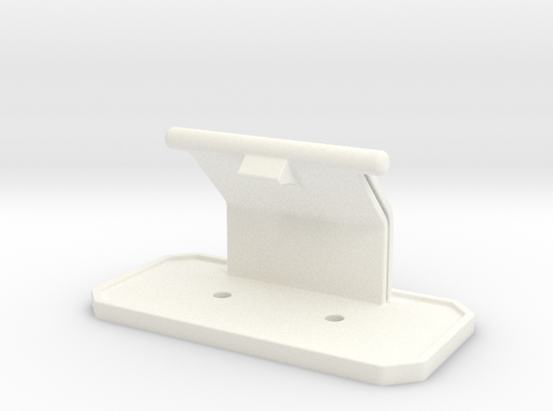 Plate Stand in White Processed Versatile Plastic
