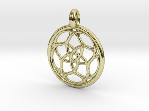 Himalia pendant in 18K Gold Plated