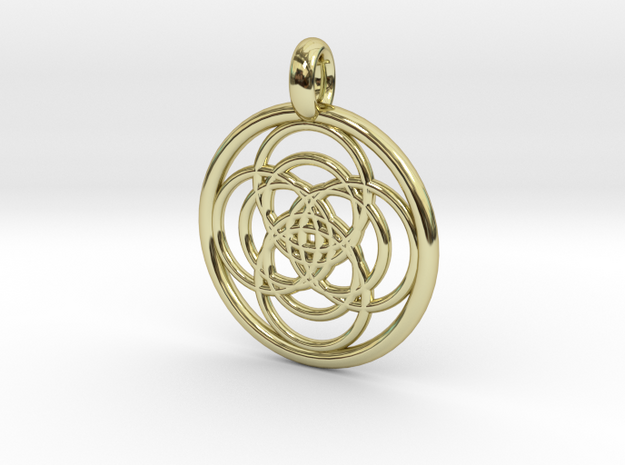 Iocaste pendant in 18K Gold Plated