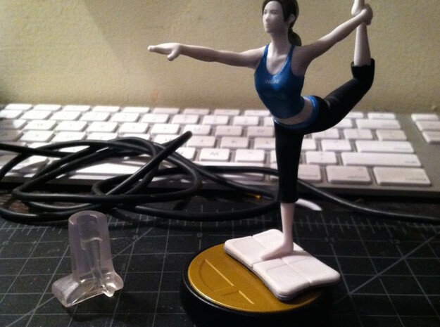 Balance Board for Wii Fit Trainer amiibo in White Natural Versatile Plastic