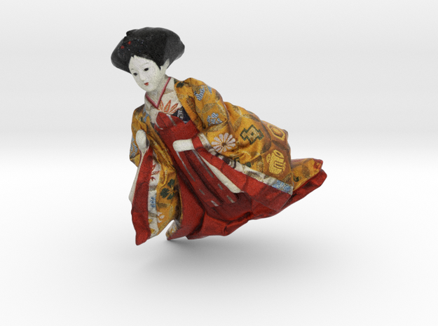 The Japanese Hina Doll-8 in Full Color Sandstone