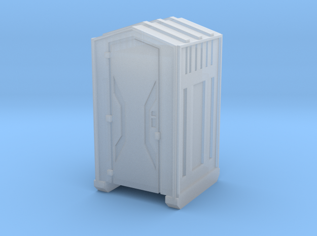 Z Scale Portable Toilet in Tan Fine Detail Plastic