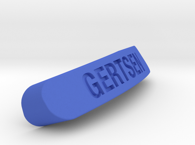 GERTSEN Nameplate for SteelSeries Rival in Blue Processed Versatile Plastic