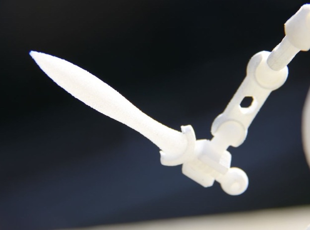 Spartan Blade for ModiBot in White Natural Versatile Plastic
