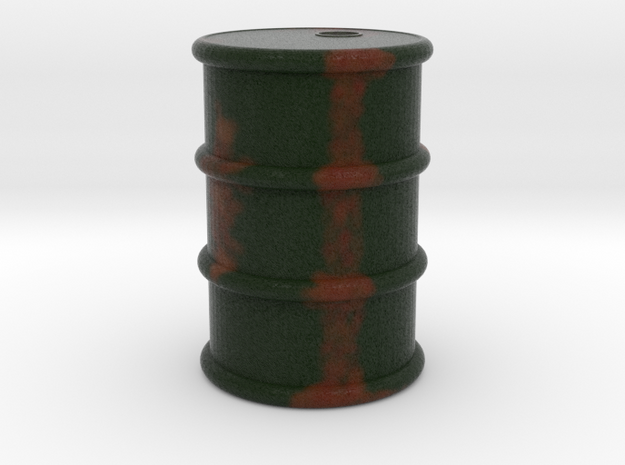 Game Piece, Power Grid, Oil Drum Token Type 1 in Full Color Sandstone