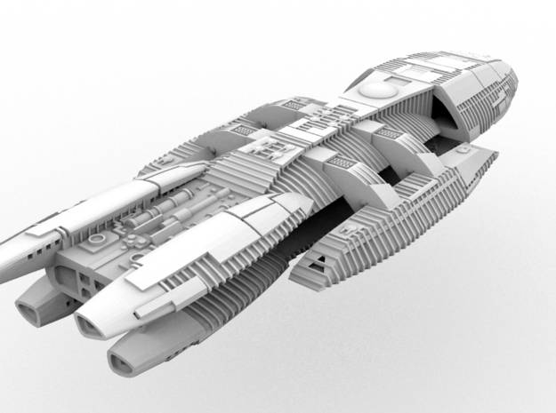 BSG Galactica  V2.0 in Tan Fine Detail Plastic