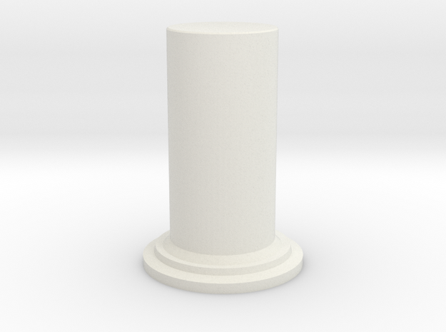 A2 Diffusor Cylinder in White Natural Versatile Plastic