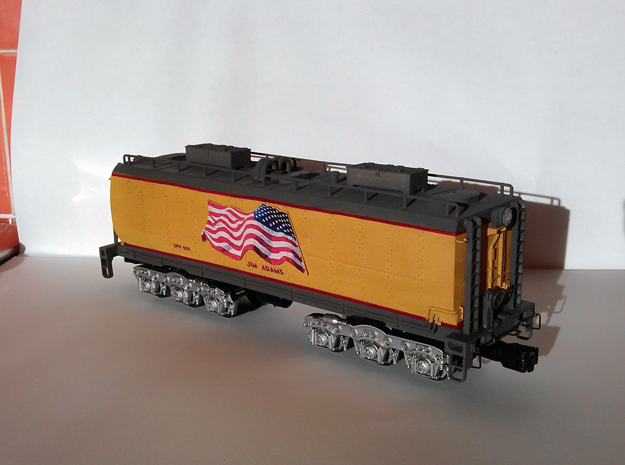 UP Water Tender O Scale 1:48 Jim Adams in Smooth Fine Detail Plastic