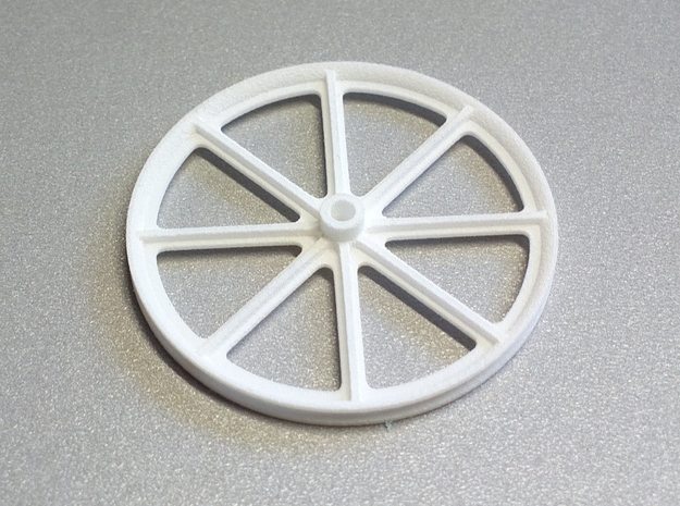 F3P Single motor contra - Main Friction Ring in White Natural Versatile Plastic
