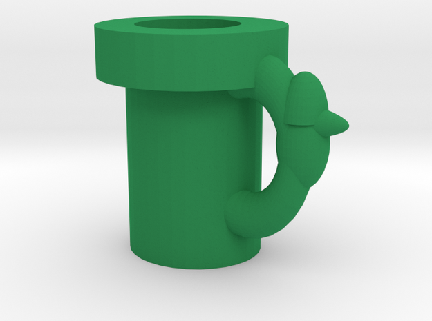Super Mario Pipe Mug in Green Processed Versatile Plastic