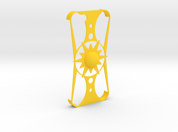 Iphone 5/5S Sun Case in Yellow Processed Versatile Plastic