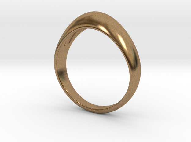 Simple Vintage Ring Design in Natural Brass