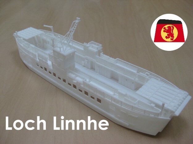 MV Loch Linnhe (1:148) in White Natural Versatile Plastic