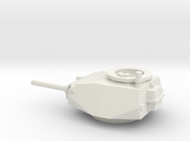 1-56 Pzkpfw I AusfC Vk 601 Turret in White Natural Versatile Plastic