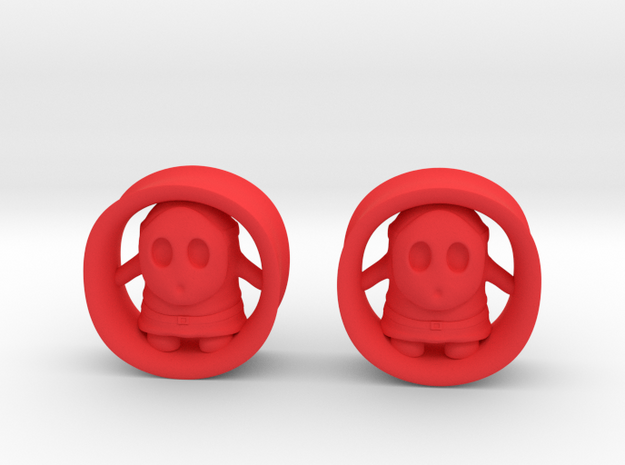 Shy Guy 7/8"G set in Red Processed Versatile Plastic
