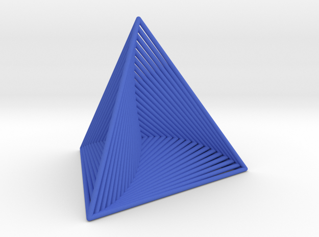 0046 Tetrahedron Line Design (5 cm) #001