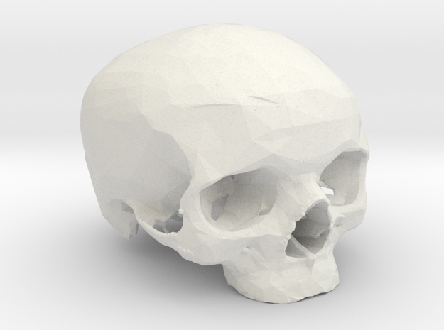 MySkull in White Natural Versatile Plastic