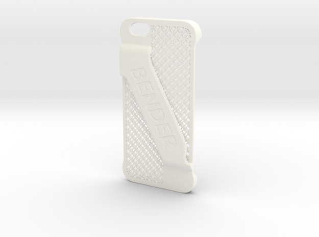 Iphone 6 case in White Processed Versatile Plastic