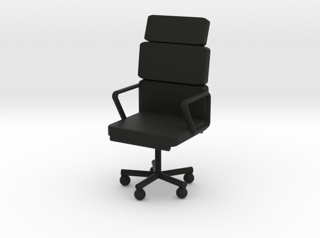 Office Chair in Black Natural Versatile Plastic