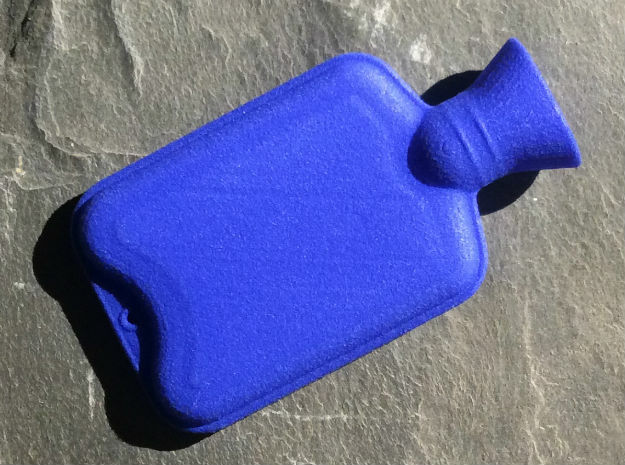 Hot Water Bottle Regular  in Blue Processed Versatile Plastic