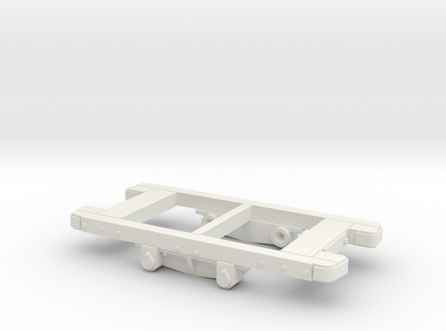 Gn15 Sand Hutton Wagon Chassis  in White Natural Versatile Plastic