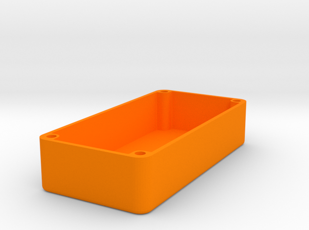 1590G Squared Design (No Lean) in Orange Processed Versatile Plastic
