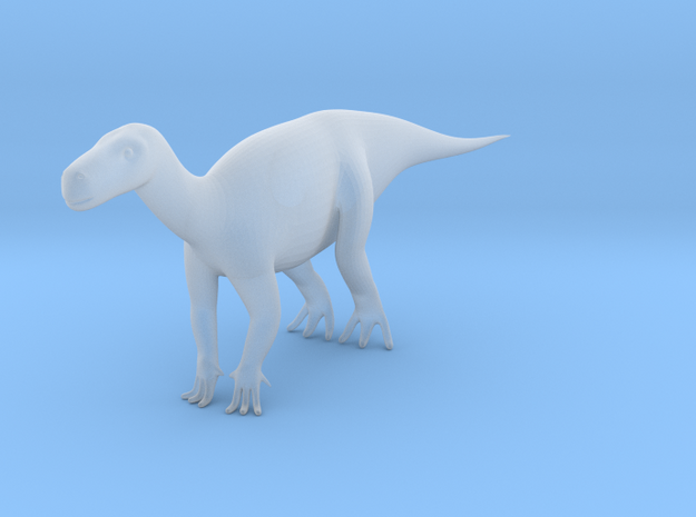 Miniature Dinosaur (2cm Height and 6 cm length)  in Smooth Fine Detail Plastic