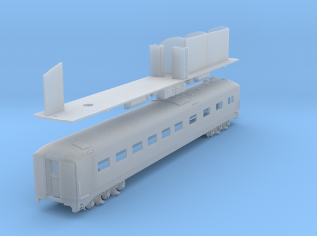 D&H Dining Car #151 (1/160) in Smooth Fine Detail Plastic