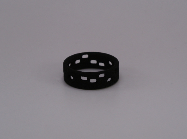 The Dots - Ring - size53 - diam16,9mm in White Natural Versatile Plastic