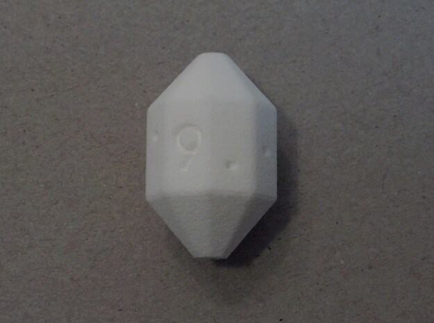 Cycle D9 Die in White Natural Versatile Plastic