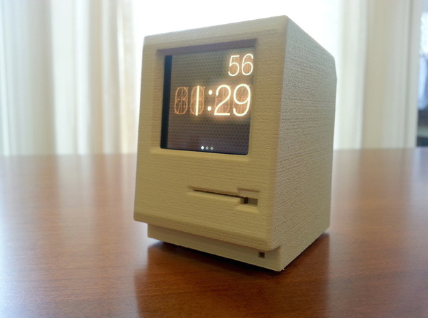 Macintosh 128k/512k/Plus iPod Nano dock in White Processed Versatile Plastic