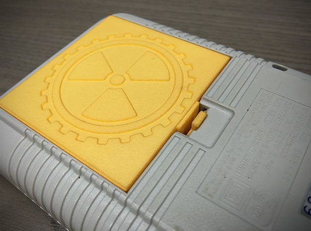 Battery Cover compatible to Nintendo® Game Boy™ in Yellow Processed Versatile Plastic