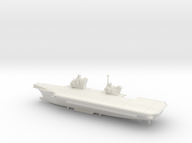 1/600 Queen Elizabeth Class Aircraft Carrier in White Natural Versatile Plastic