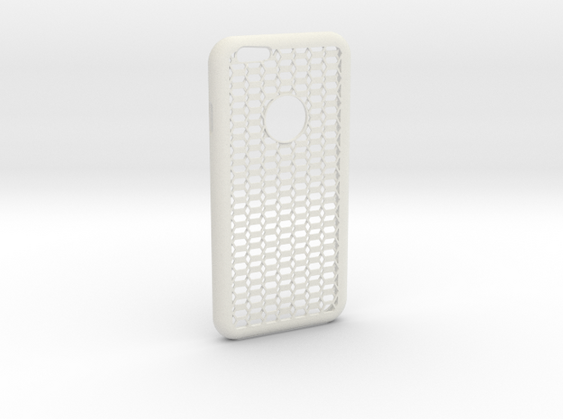 Hexagon iPhone 6 Case in White Natural Versatile Plastic