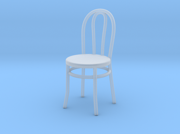 Bistro / Cafe Chair 1/32 in Tan Fine Detail Plastic