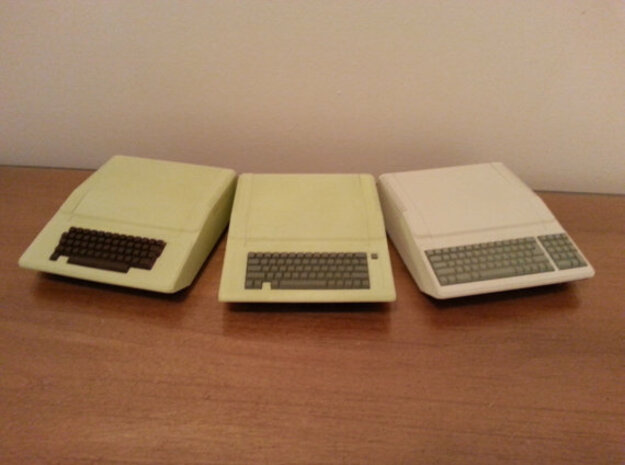 Apple IIe Platinum Raspberry Pi Enclosure SHELL in White Natural Versatile Plastic