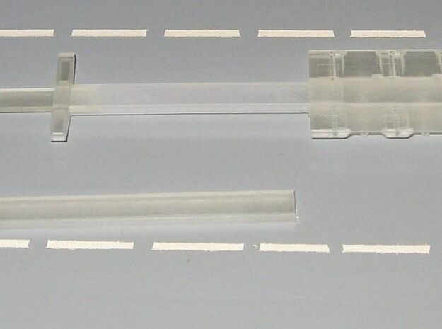 G 004-1 Tieflader ähnlich Goldhofer 8 achs v1 in Tan Fine Detail Plastic
