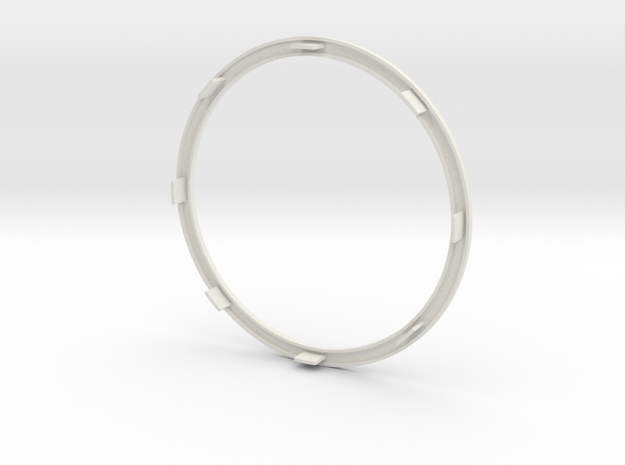 Iron Man Arc Reactor Chest Ring ( 76mm / 3in ) in White Natural Versatile Plastic