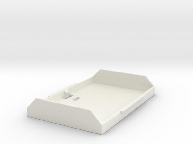 LP-E6 Battery Cover for Canon 5D, 7D in White Natural Versatile Plastic