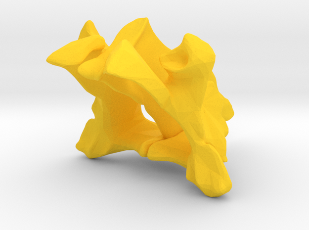Palatines and Vomer Bone Ornament in Yellow Processed Versatile Plastic