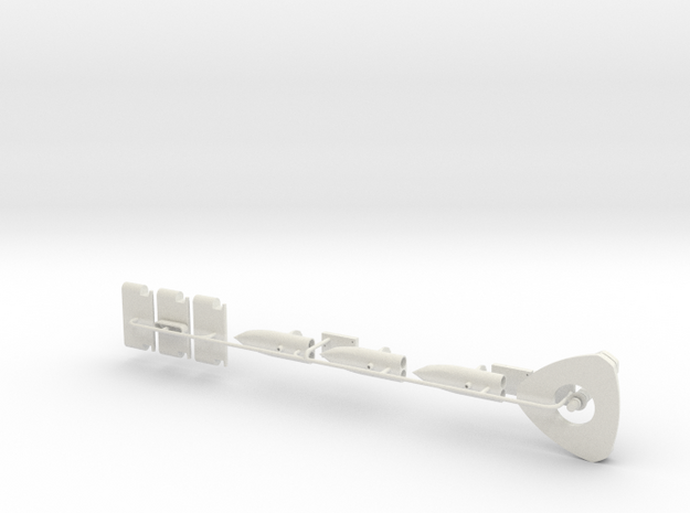GST30 1/4 scale just the metal parts in White Natural Versatile Plastic